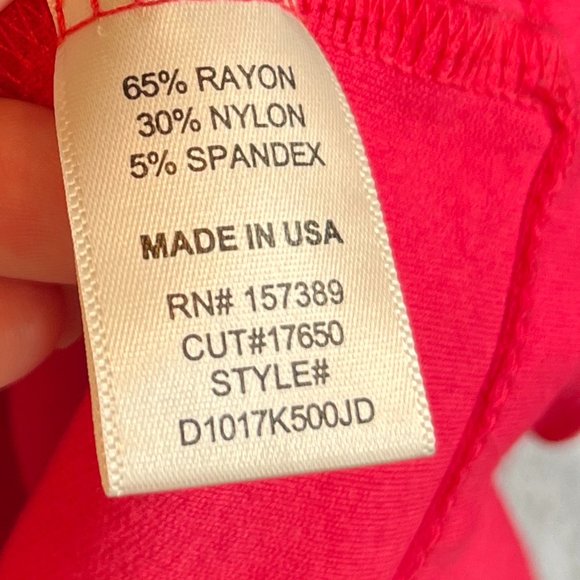 Altar’d State Blazer Hibiscus Hot Pink Stretch 3/4 Sleeve Ruched Size Small - Picture 7 of 8